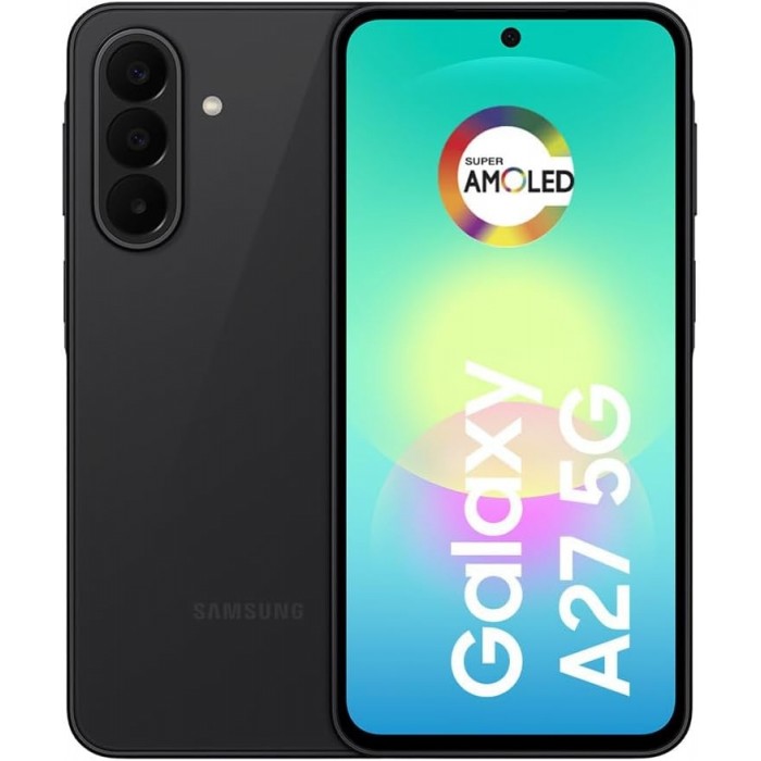 Oferta Relâmpago Celular Samsung Galaxy A27 5G Preto 256GB, 8GB RAM, Câmera Tripla 50MP, Tela Super AMOLED 6.7", IP68, NFC, e Recursos AI Oferta Relâmpago Celular Samsung Galaxy A27 5G Preto 256GB, 8GB RAM, Câmera Tripla 50MP, Tela Super AMOLED 6.7", IP68, NFC, e Recursos AI